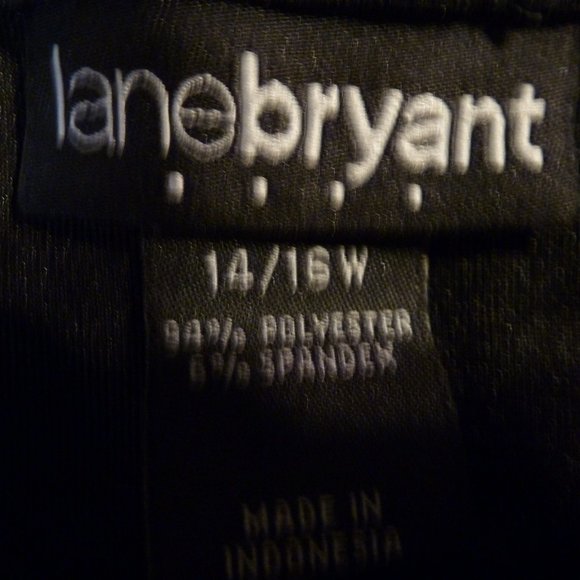 Date Night Black layered top for a full figure - Picture 9 of 10